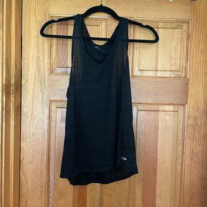 Black work out tank top